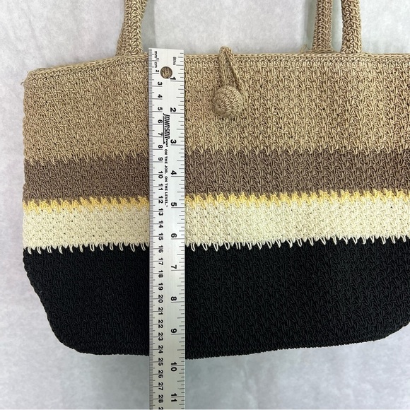 Liz Claiborne Crochet Knit Shoulder Bag Purse - Picture 5 of 10